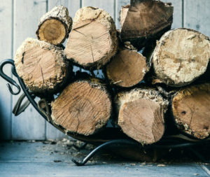 Logs of wood